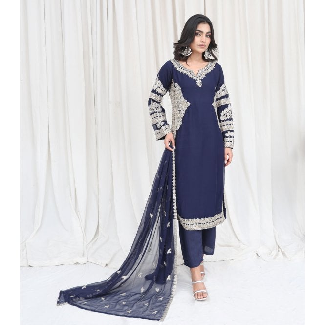 Premium embroidered Trouser Suit – ML 15010