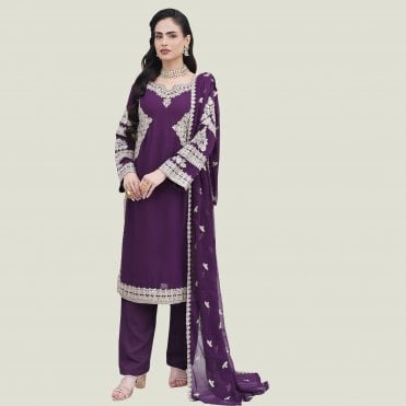 Premium embroidered Trouser Suit – ML 15011