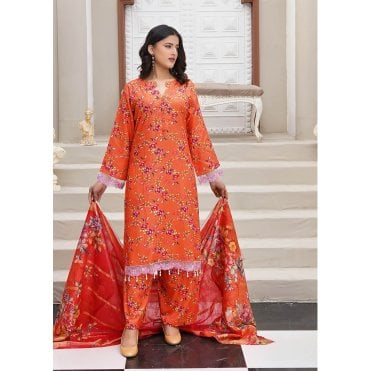 Premium Printed Trouser Suit – ML 14864