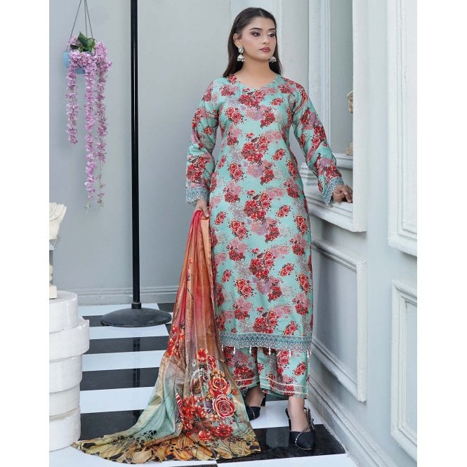Premium Printed Trouser Suit – ML 14885