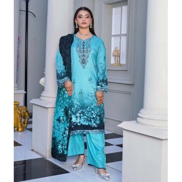 Premium Printed Trouser Suit – ML 14890