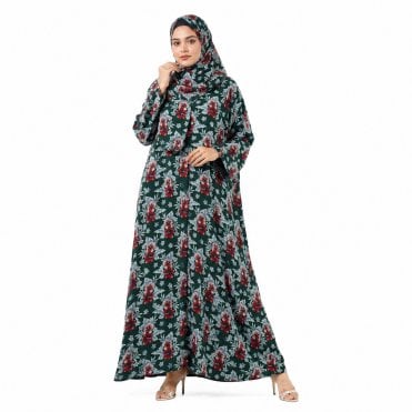 Printed Chiffon Georgette Abaya - ML 32993