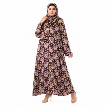 Printed Chiffon Georgette Abaya - ML 32994