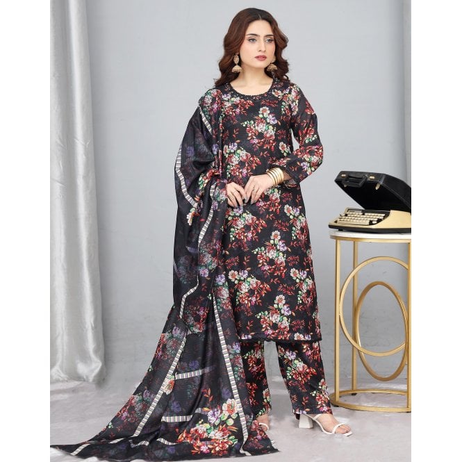 Printed Trouser Suit: ML 14940