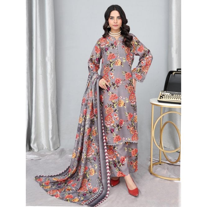 Printed Trouser Suit: ML 14944