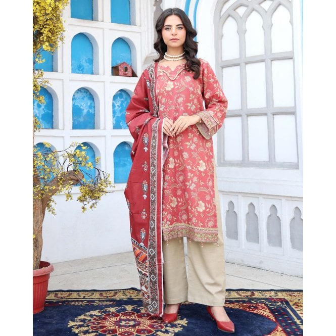Printed Trouser Suit: ML 14945