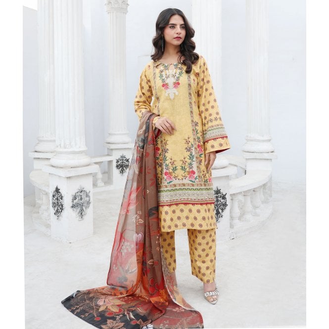 Printed Trouser Suit: ML 14947