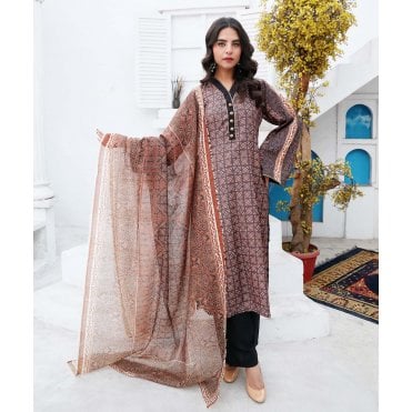 Printed Trouser Suit: ML 14948