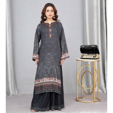 Printed Trouser Suit: ML 14950