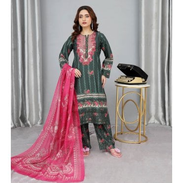 Printed Trouser Suit: ML 14952