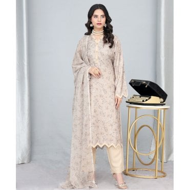 Printed Trouser Suit: ML 14954
