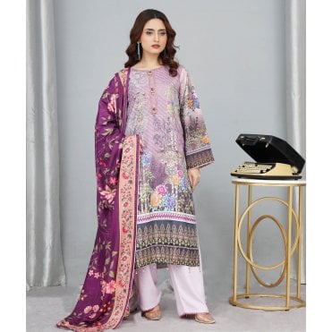 Printed Trouser Suit: ML 14955