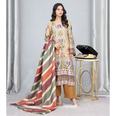 Printed Trouser Suit: ML 14957