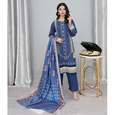 Printed Trouser Suit: ML 14958