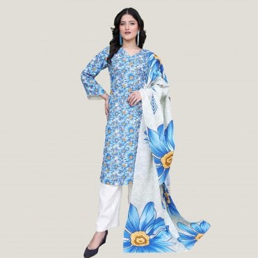 Printed Trouser Suit: ML 14965