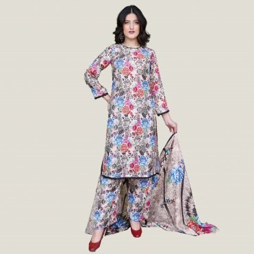 Printed Trouser Suit: ML 14966