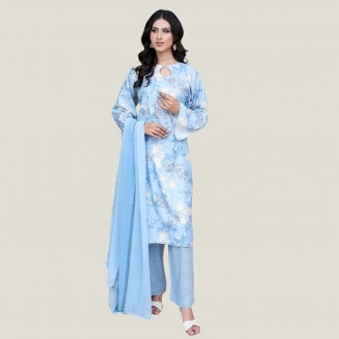 Printed Trouser Suit: ML 14967
