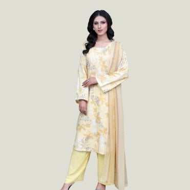 Printed Trouser Suit: ML 14968