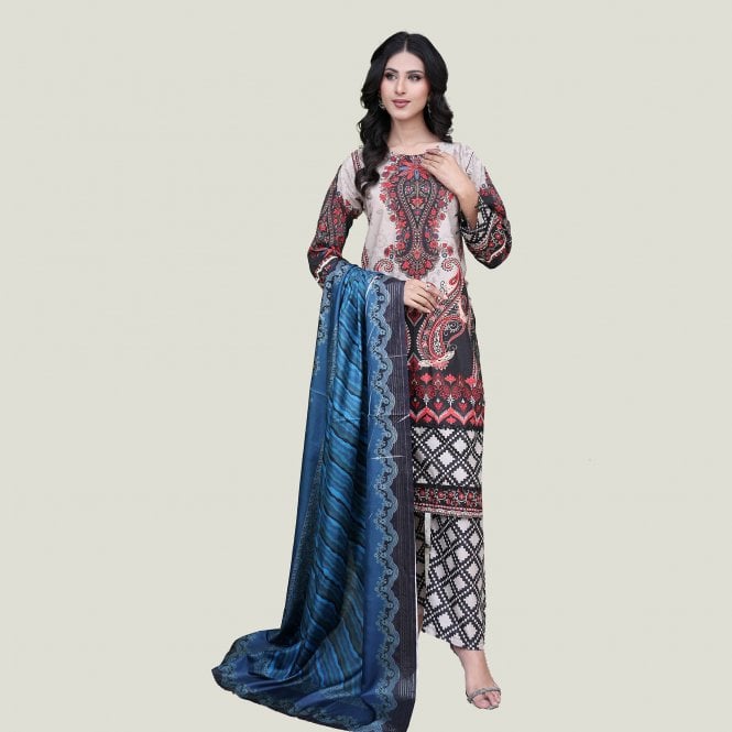 Printed Trouser Suit: ML 14973