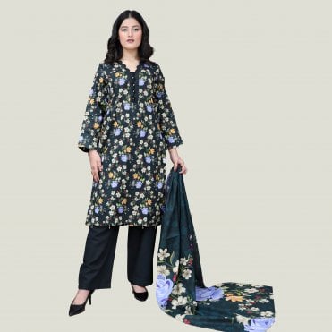 Printed Trouser Suit: ML 14979