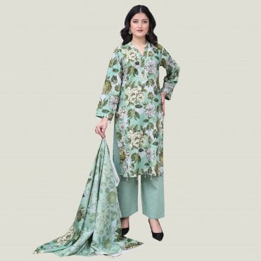 Printed Trouser Suit: ML 14982