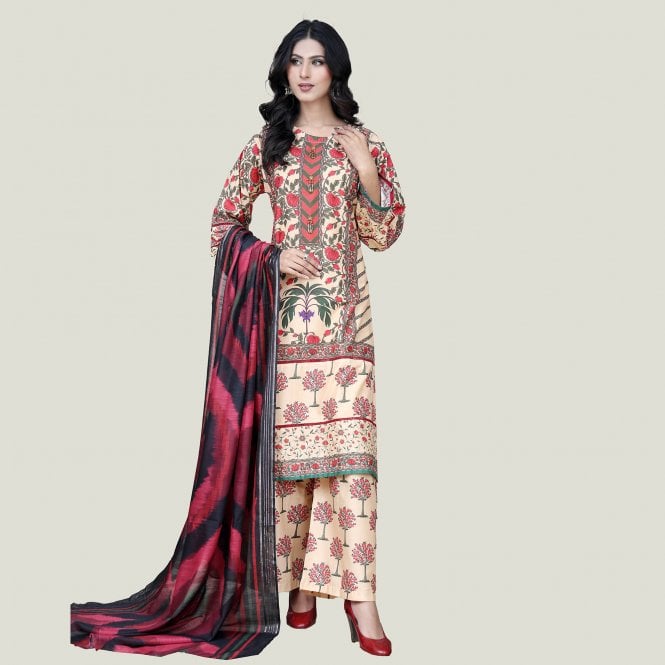 Printed Trouser Suit: ML 14987