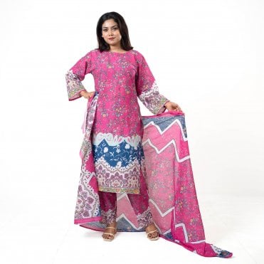 Printed Trouser Suit: ML 15040