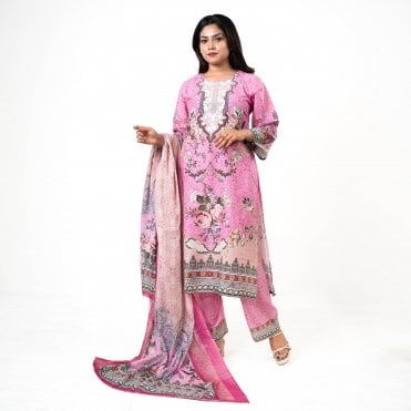 Printed Trouser Suit: ML 15043