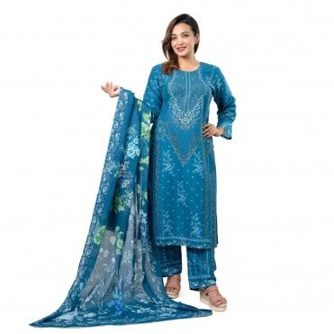Printed Trouser Suit: ML 15049