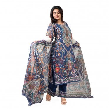 Printed Trouser Suit: ML 15053