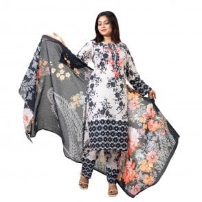 Printed Trouser Suit: ML 15058
