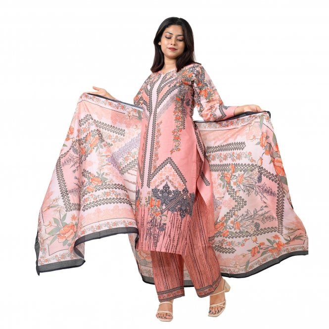Printed Trouser Suit: ML 15061