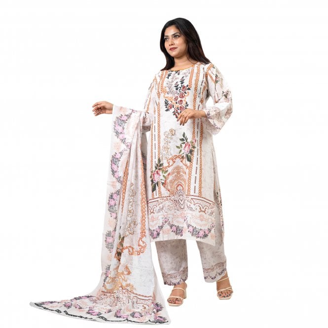 Printed Trouser Suit: ML 15063