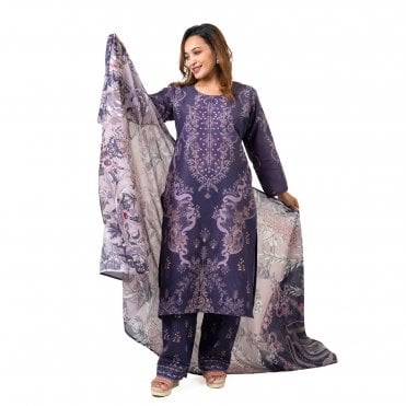 Printed Trouser Suit: ML 15065