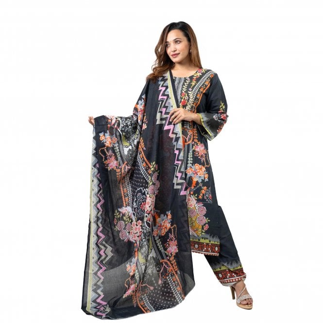 Printed Trouser Suit: ML 15069