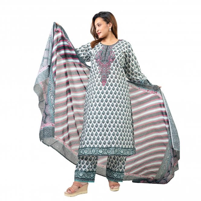 Printed Trouser Suit: ML 15071