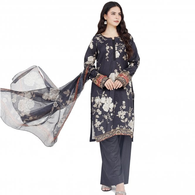 Printed Trouser Suit: ML 15118