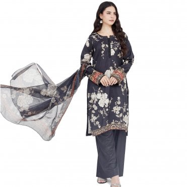 Printed Trouser Suit: ML 15118