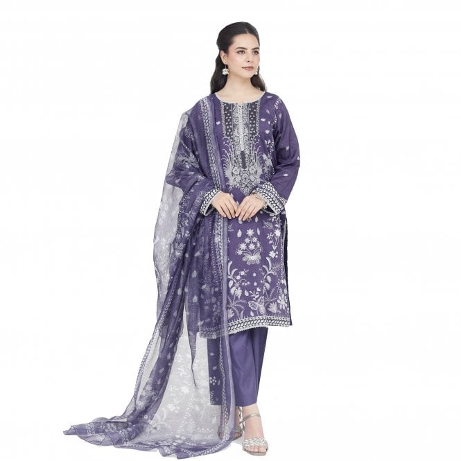 Printed Trouser Suit: ML 15121