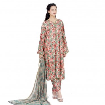 Printed Trouser Suit: ML 15124