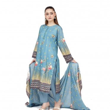 Printed Trouser Suit: ML 15125