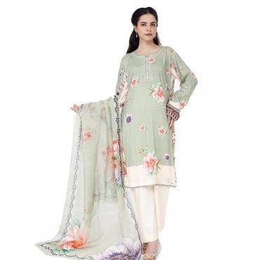 Printed Trouser Suit: ML 15126