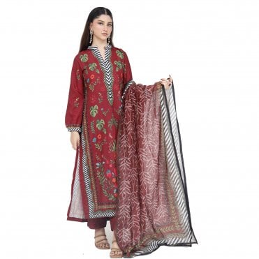 Printed Trouser Suit: ML 15130