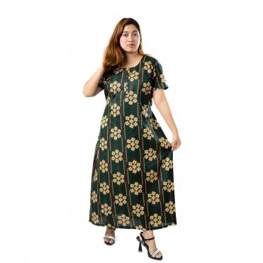 Women's Printed Cotton Nightie - ML 82132