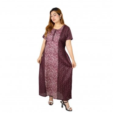 Women's Printed Cotton Nightie - ML 82168