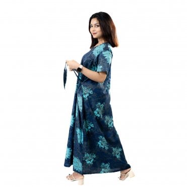 Women's Printed Cotton Nightie - ML 82169