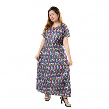 Women's Printed Cotton Nightie - ML 82170