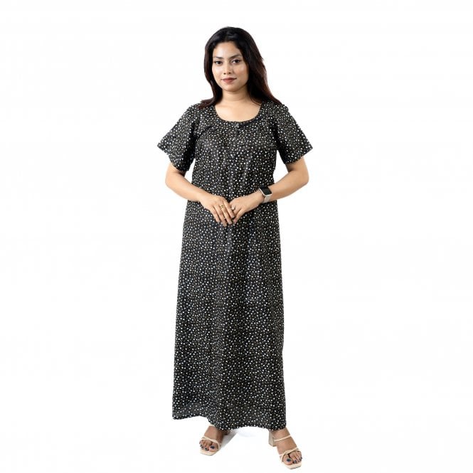 Women's Printed Cotton Nightie - ML 82174