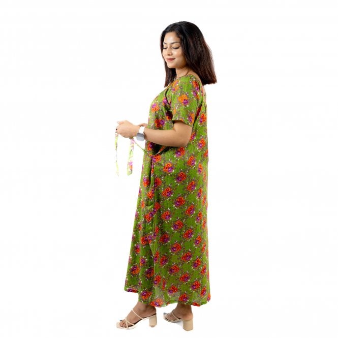 Women's Printed Cotton Nightie - ML 82180