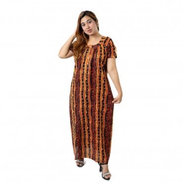 Women's Printed Cotton Nightie - ML 82183